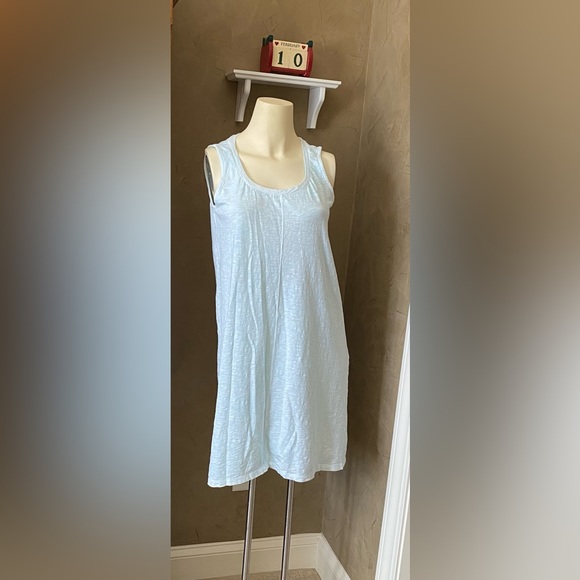 J. Jill sleep gown long Tank dress Sleeveless S. Water and Ice color - Picture 1 of 10